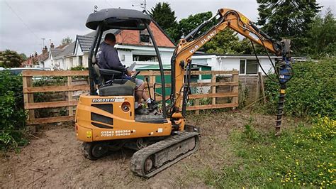 mini digger hire bognor regis|wr plant diggers.